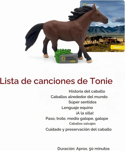 Vista 5 de Figurita de juguete de audio Tonies National Geographic Kids Caballo