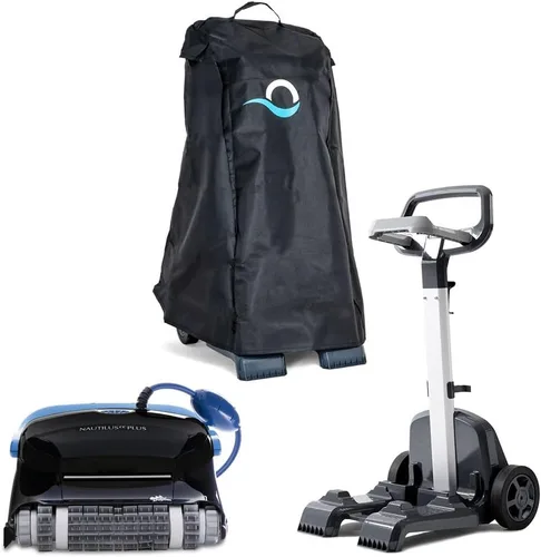 Vista 27 de Dolphin E10 - Aspiradora robótica automática para piscina, cepillo de limpieza activo, acceso a filtros de carga superior, ideal para piscinas sobre