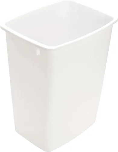 Vista 9 de Cubo de basura de plástico – 35 cuartos (9 galones) – Cubo de basura interior para cocina, hogar, oficina y uso comercial – Cubo grande de Gris