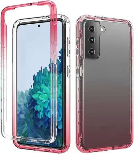 Vista 102 de Pzwoxukhov Funda para Xiaomi Poco M3 M2010J19CG M2010J19CI Caso, alta transparencia, color degradado, funda de absorción de impactos anticaída