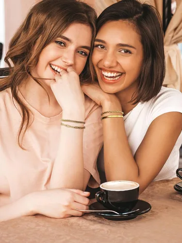 Vista 72 de Long tiantian Pulsera de oro gruesa para mujer, pulseras de oro delicadas, pulseras para mujer, pulseras apilables de eslabones de cadena