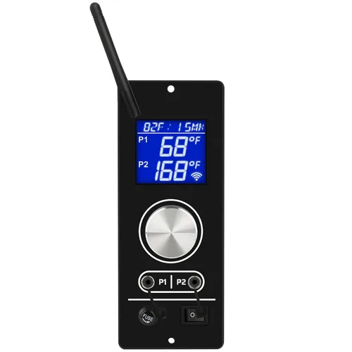 Vista 9 de Controlador WiFi para Fumador de Pellet Vertical Serie 3 4 5 7 de Pit Boss Panel de Control de Termostato con Sonda de Temperatura Tablero