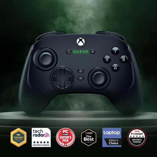 Vista 2 de Razer Wolverine V3 Pro Wireless Gaming Controller Licensed for Xbox Series XS, Xbox One, Windows PC - 6 Remappable Buttons - Fast Triggers