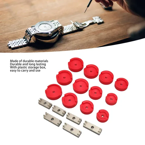 Vista 7 de Repair Tools and Kits 18 Pressed Portable Watch Case Press Dies Tool,Capping Pliers Watch Capper Repair Tools and KitsWatch Accessories Capping