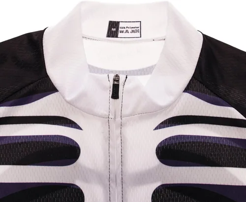 Vista 29 de Weimostar Hombre Ciclismo Jersey Manga Corta Bicicleta Ropa Multicolor Diamante