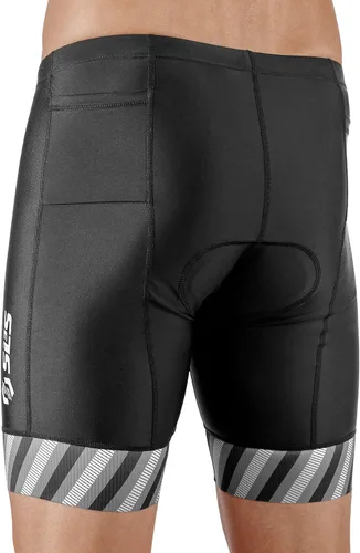 Vista 2 de SLS3 Pantalones cortos de triatlón para hombre – Tri Shorts para hombre – 2 bolsillos FRT – Diseñado por atletas para carreras
