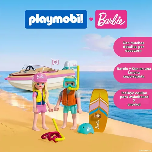 Vista 3 de Playmobil x Barco de Aventura Barbie