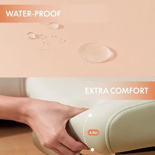 Vista 7 de FLEXISPOT Foldex - Silla de oficina ergonómica, silla plegable para espacios pequeños con soporte lumbar, reposabrazos abatibles, reposacabezas 3D