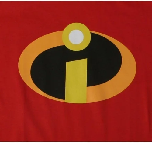 Vista 3 de Disney Pixar Camiseta con logotipo de The Incredibles Rojo