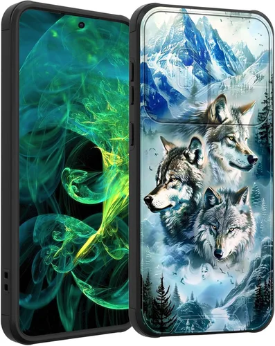 Vista 305 de Funda para Galaxy A16 5G con cubierta para cámara deslizante, resistente de doble capa, híbrida, a prueba de golpes, funda protectora resistente
