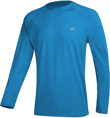 Vista 16 de Camisetas de natación de manga larga para hombres Rashguard UPF 50+ Camisa de protección solar UV Atlética Entrenamiento Correr Senderismo Camiseta
