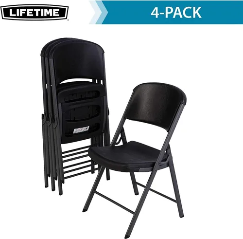 Vista 3 de Lifetime Silla plegable con color negro Model#80887U (4, negro)