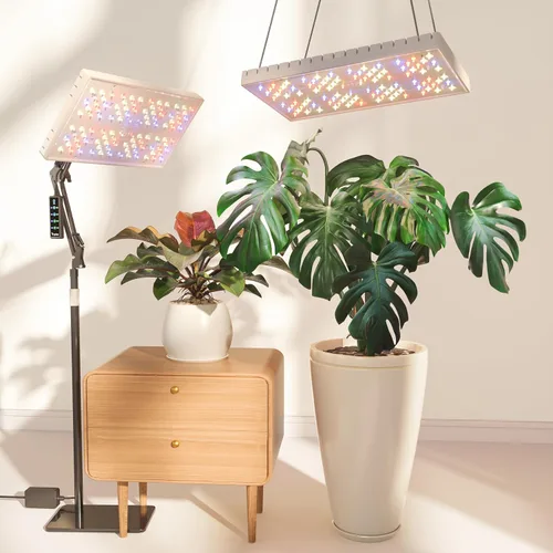 Vista 12 de MetryGrow Luces de Cultivo para Plantas de Interior, [Aplicación Inteligente y Cobertura Amplia de 2x2 Pies] Lámparas de Cultivo de Plantas de 48W