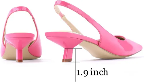 Vista 2 de JENN ARDOR Zapatos de vestir de tacón bajo para mujer, zapatos de vestir para gatitos, sandalias de tacón elegante, zapatos casuales de moda