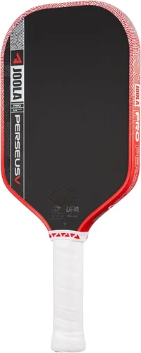 Vista 21 de JOOLA Pro V Pickleball Paddle - 14mm/16mm - Raw Carbon Fiber Textured Surface - Enhanced Frame & Propulsion Core, USAPA & UPA-A Certified, NFC Chip
