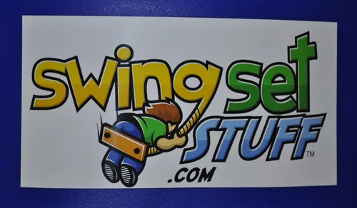 Vista 2 de Swing Set Stuff Inc. Asiento ciclónico con cuerda, azul