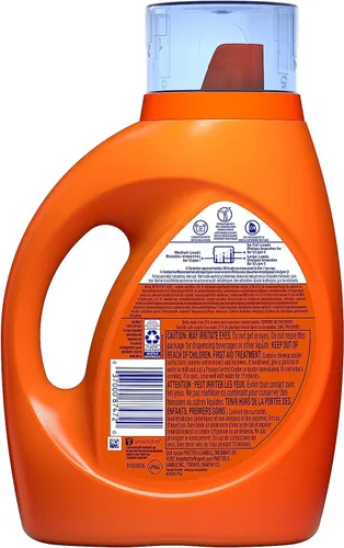 Vista 2 de Tide Plus con un toque de Downy April Fresh - Detergente líquido para la ropa, 29 coladas, 46 fl oz