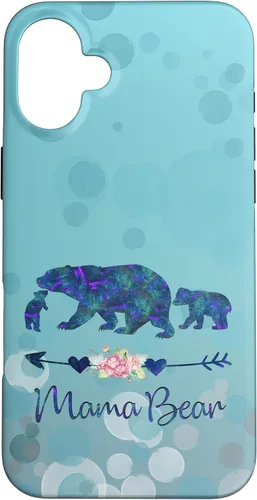 Vista 23 de iPhone 12 Pro Max - Carcasa para iPhone 12, diseño floral, color azul claro