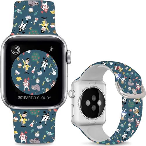 Vista 12 de Correas de reloj de silicona suave compatibles con Apple Watch de 1.496 in 1.575 in 1.614 in 1.654 in 1.732 in 1.772 in 1.811 in 1.929 in Ultra 2