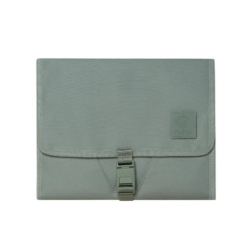 Vista 11 de Huhu Cambiador de pañales para bebé, compacto, portátil, cambiador de pañales para viajes, fácil de limpiar, tapete cambiador plegable - Accesorio