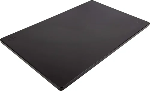 Vista 15 de Tabla de corte de plástico de Thirteen Chefs - 18 x 12 x 0.5 pulgadas, grado profesional HDPE, aprobada por NSF, tamaño grande y apta para Blanco