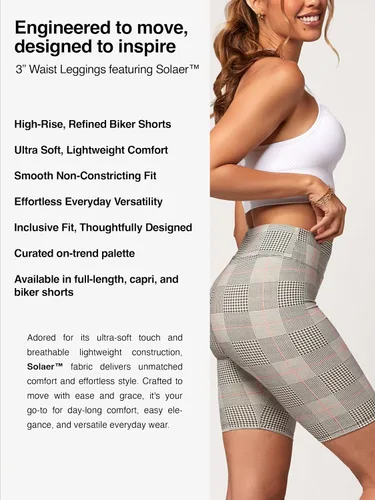 Vista 525 de Conceited - Leggings para mujer, longitud completa, ciclismo y capri, talla regular y extragrande