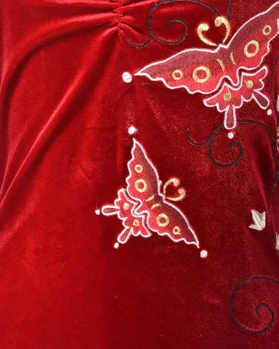 Vista 4 de Cosplayfm Cheongsam bordado para mujer disfraz de cosplay