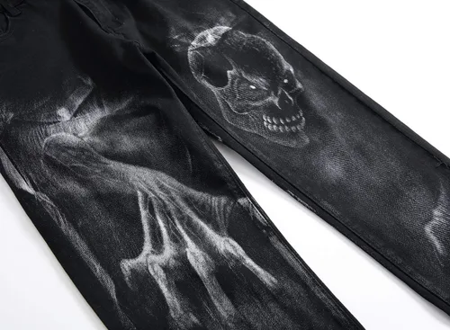 Vista 30 de Enrica Pantalones vaqueros estampados casuales para hombre