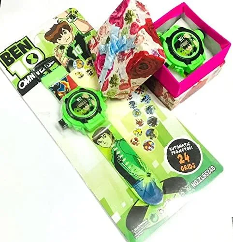 Vista 4 de 24 Images Ben - 10- Reloj de pulsera digital para niños y niñas, regalo X-mas