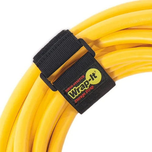 Vista 11 de Correas superelásticas Wrap-It Storage de 6 pulgadas (paquete de 12) – Correas elásticas de velcro – Organizador de cables de extensión, correa