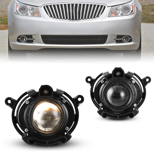 Vista 2 de CPW Luces antiniebla compatibles con Cadillac CTS 2008-2014 Premium 2008-2012 Chevy Malibu 2007-2009 Saturn Aura 2013-2016 Buick Encore Proyector