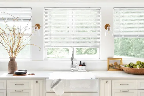 Vista 11 de LazBlinds Mini persianas de aluminio de 1" sin herramientas, sin necesidad de taladro, persianas sin cables para ventanas, persianas horizontales