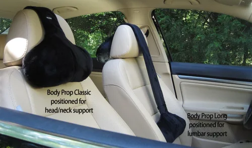 Vista 3 de VisionX Products - Almohada ajustable sobre el asiento con relleno de casco de trigo sarraceno por VisionX Products para sillón reclinable, sofá