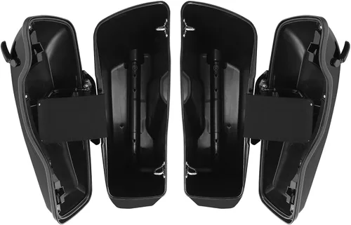 Vista 6 de Kit de soporte de conversión para alforjas extendidas de 4" TCMT, compatible con Harley Heritage Softail Fatboy FLSTF Breakout 1984-2017, negro