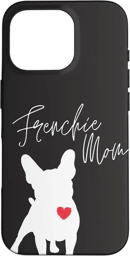 Vista 20 de Frenchie Mom French Bulldog Black Case for iPhone 17