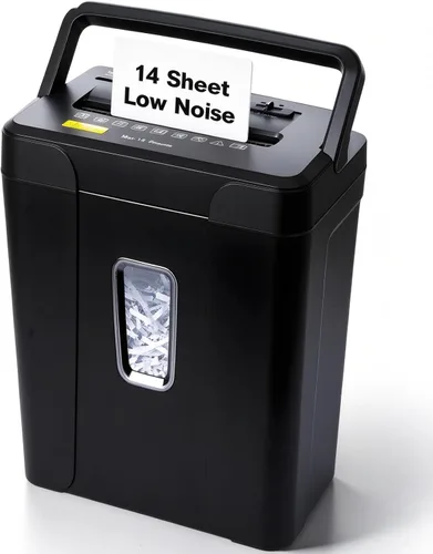 Vista 10 de Trituradora de papel para uso doméstico, 10 hojas trituradoras