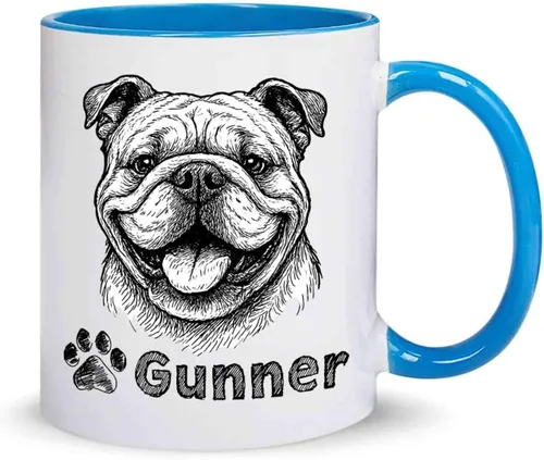 Vista 12 de Taza de café de perro Cocker Spaniel americano con nombre personalizado, tazas personalizadas de perro Cocker Spaniel americano, regalos de Cocker