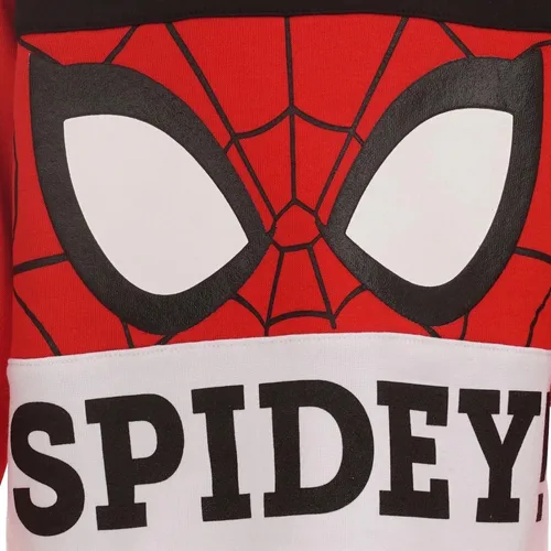 Vista 5 de Marvel Spider-Man - Conjunto de sudadera y pantalones de forro polar para niños pequeños a niños grandes (2T - 14-16)