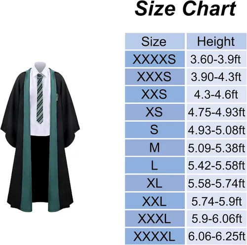 Vista 3 de Ninja Cosplay Costume - Wizards Magic Robe for Kids and Adults Halloween Role Play