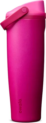 Vista 7 de Owala FreeSip - Botella de agua aislada de acero inoxidable con boquilla bidireccional