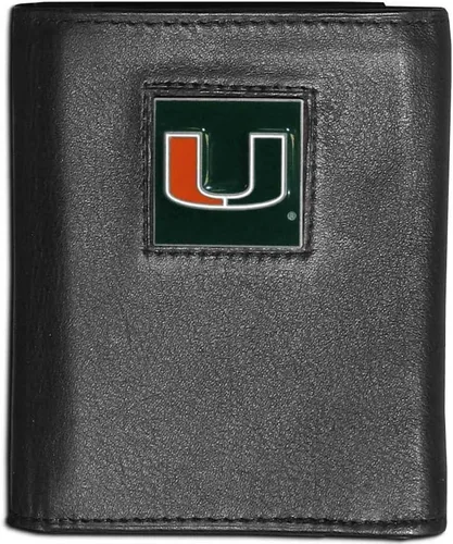 Vista 8 de Siskiyou Sports NCAA unisex Deluxe Leather Tri-fold Wallet