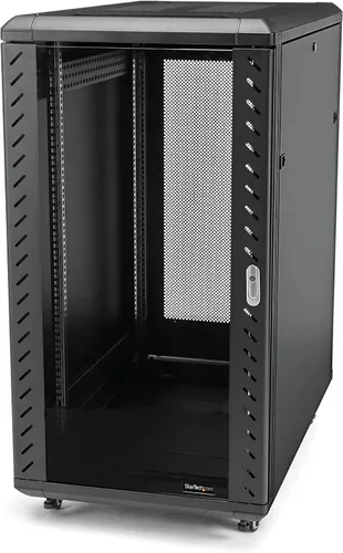 Vista 11 de StarTech.com Armario de Bastidor de Servidor de 4 Postes 12U, Gabinete de Bastidor de Datos de 19" para Equipo de TI / Red, con Rieles de Montaje