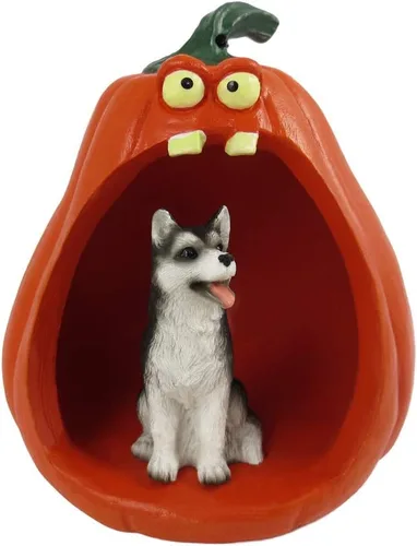 Vista 197 de Conversation Concepts Figura de Corgi galés de Halloween y calabaza Welsh Corgi Pembroke