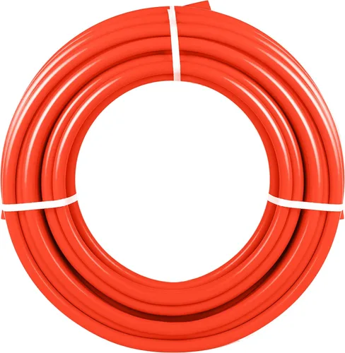 Vista 8 de Happybuy Barrera de oxígeno 1/2 pulgada 300 pies tubo bobina EVOH PEX-B tubo, para calefacción de suelo radiante comercial residencial, rojo
