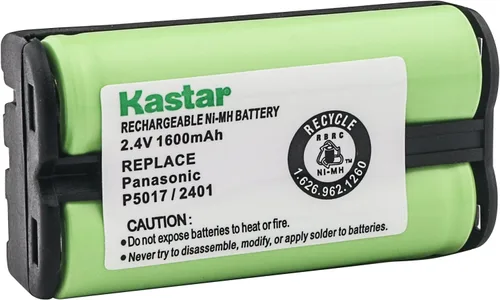 Vista 2 de Kastar Batería inalámbrica (paquete de 2), Ni-MH 2.4V 1600mAh, repuesto para AT&T 2455 2440 2430 2402 2401 2400 batería de teléfono inalámbrico