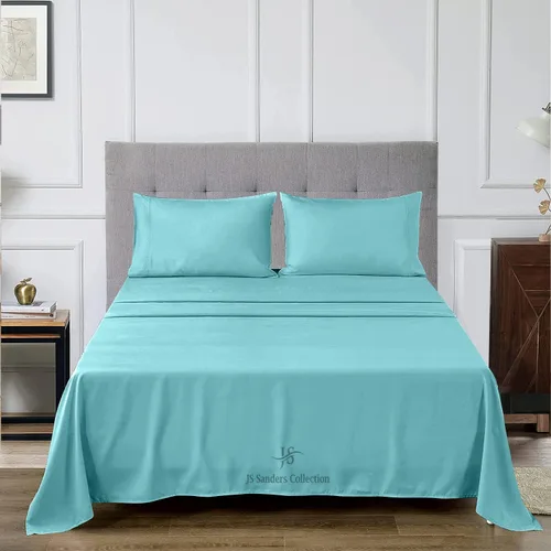 Vista 2 de CASA LINEN Alaskan King - Juego de sábanas de 4 piezas de 1000 hilos, juego de sábanas de lujo más suave de hasta 15 pulgadas de profundidad, 100%