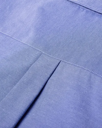Vista 3 de Alimens Gentle Camisa Oxford de manga larga con botones y bolsillo para hombre