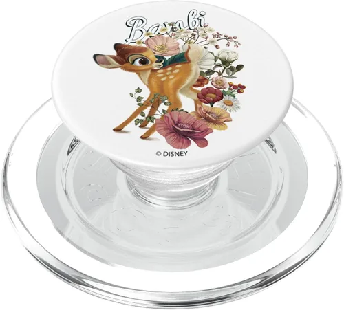 Vista 7 de Disney PopSockets de retrato floral de Bambi PopGrip intercambiable