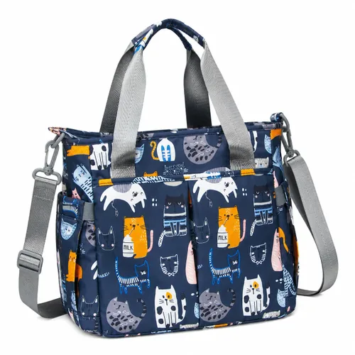 Vista 10 de Bolsa de pañales de viaje mediana para mamá y papá Cute Owl