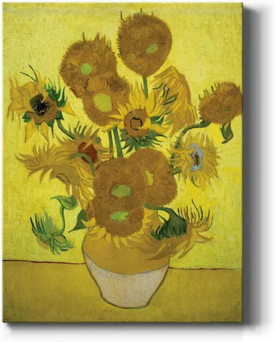 Vista 42 de Renditions Gallery Vincent Van Gogh Impreso Flores de almendra, famosa reproducción de pintura, lienzo de alta calidad envuelto en galería, listo